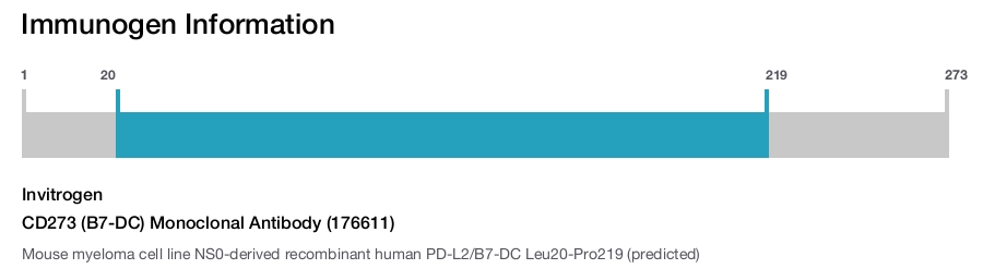 CD273 (B7-DC) Monoclonal Antibody (176611)