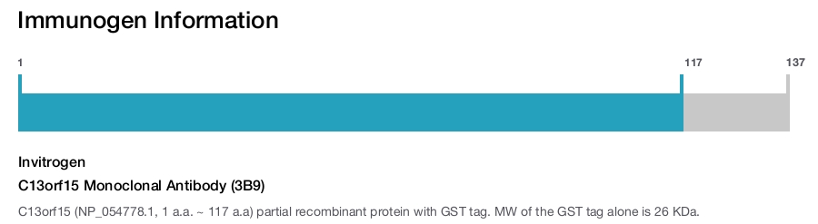 C13orf15 Monoclonal Antibody (3B9)