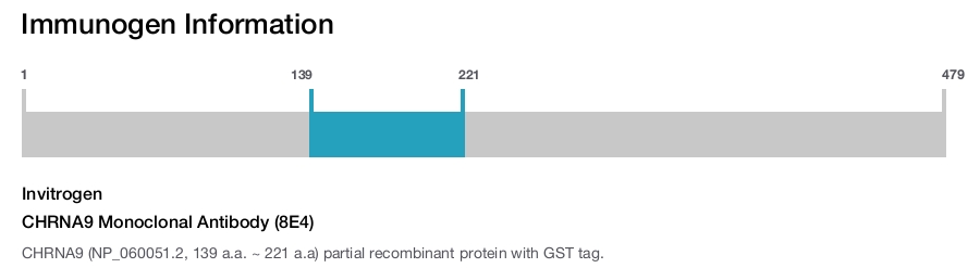 CHRNA9 Monoclonal Antibody (8E4)