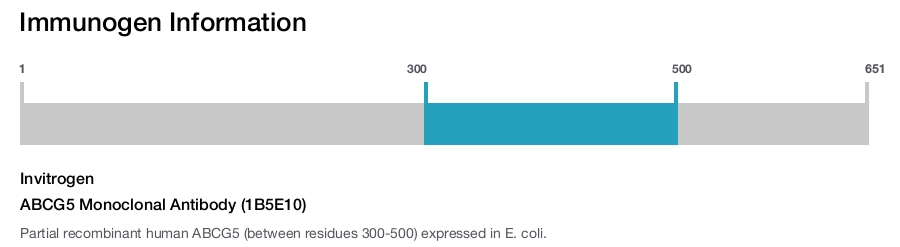 ABCG5 Monoclonal Antibody (1B5E10)