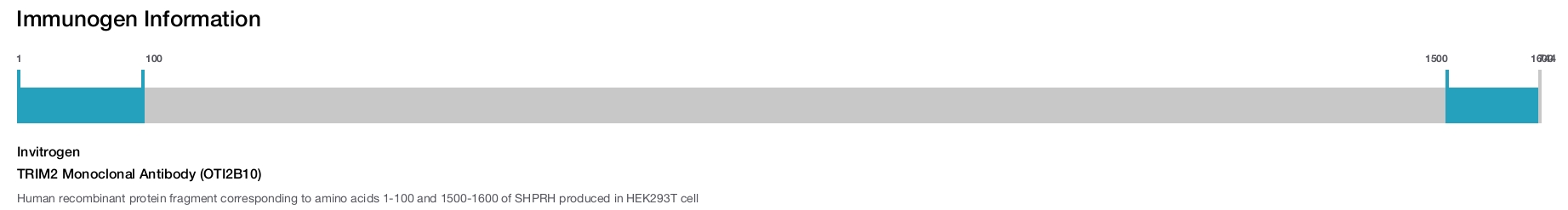 TRIM2 Monoclonal Antibody (OTI2B10)