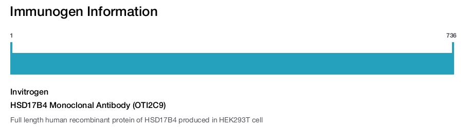 HSD17B4 Monoclonal Antibody (OTI2C9)