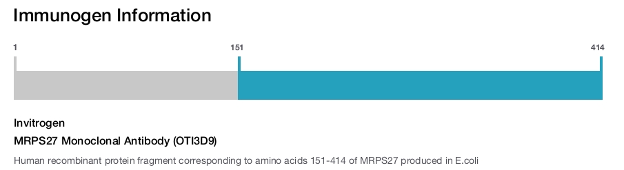 MRPS27 Monoclonal Antibody (OTI3D9)