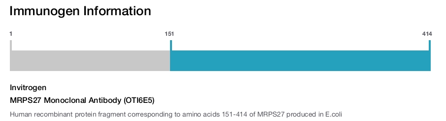 MRPS27 Monoclonal Antibody (OTI6E5)