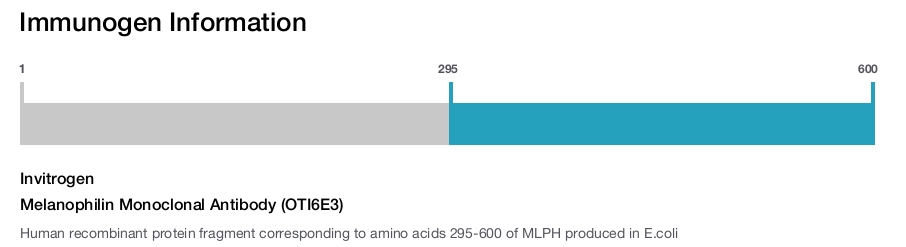 Melanophilin Monoclonal Antibody (OTI6E3)