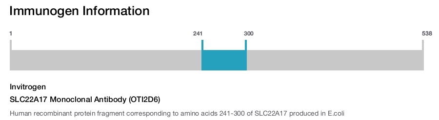 SLC22A17 Monoclonal Antibody (OTI2D6)