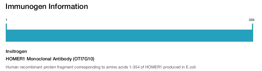 HOMER1 Monoclonal Antibody (OTI7G10)