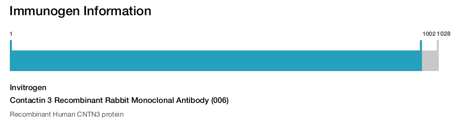 Contactin 3 Recombinant Rabbit Monoclonal Antibody (006)