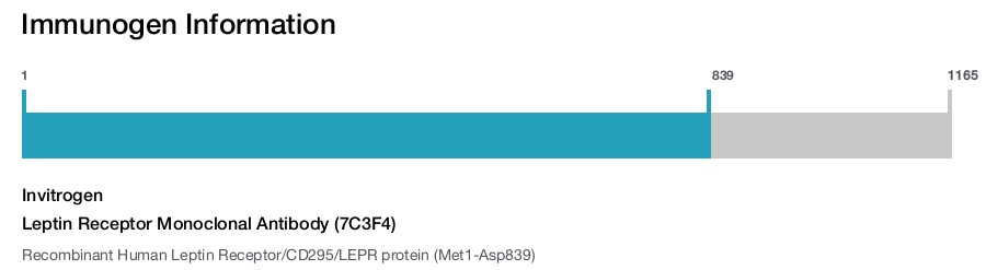 Leptin Receptor Monoclonal Antibody (7C3F4)