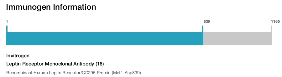 Leptin Receptor Monoclonal Antibody (16)