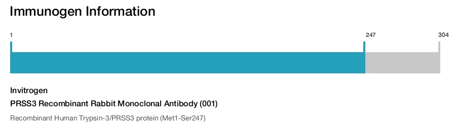 PRSS3 Recombinant Rabbit Monoclonal Antibody (001)