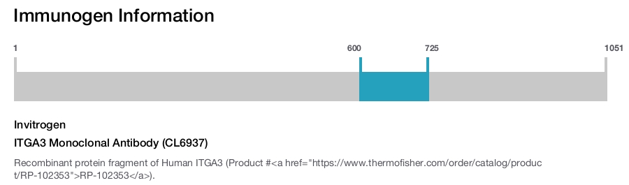 ITGA3 Monoclonal Antibody (CL6937)