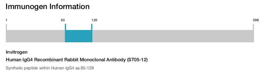 Human IgG4 Recombinant Rabbit Monoclonal Antibody (ST05-12)