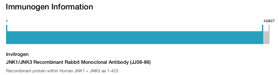 JNK1/JNK3 Recombinant Rabbit Monoclonal Antibody (JJ08-86)