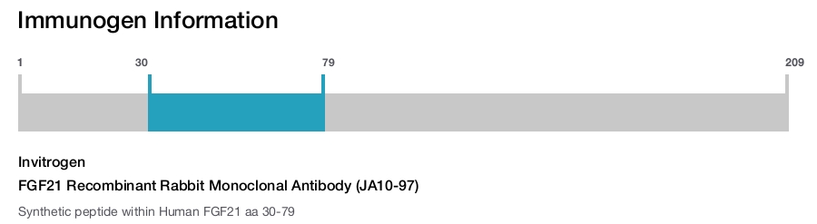 FGF21 Recombinant Rabbit Monoclonal Antibody (JA10-97)