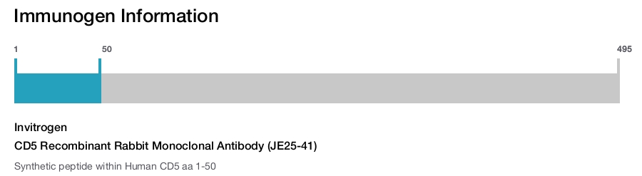 CD5 Recombinant Rabbit Monoclonal Antibody (JE25-41)