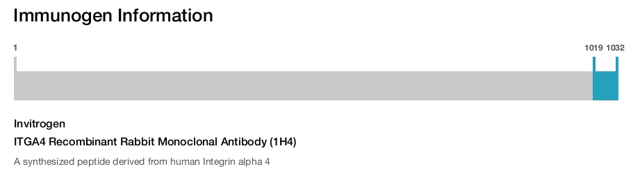 ITGA4 Recombinant Rabbit Monoclonal Antibody (1H4)