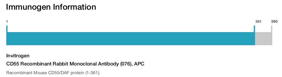 CD55 Recombinant Rabbit Monoclonal Antibody (076), APC