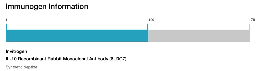 IL-10 Recombinant Rabbit Monoclonal Antibody (6U0G7)