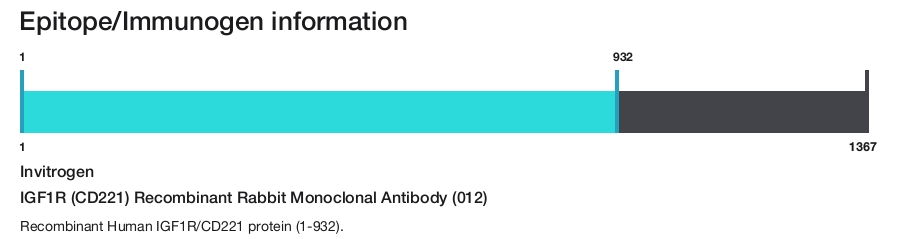IGF1R (CD221) Recombinant Rabbit Monoclonal Antibody (012)