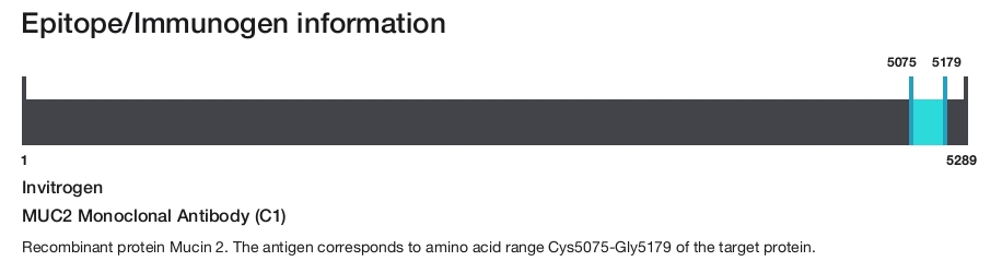MUC2 Monoclonal Antibody (C1)