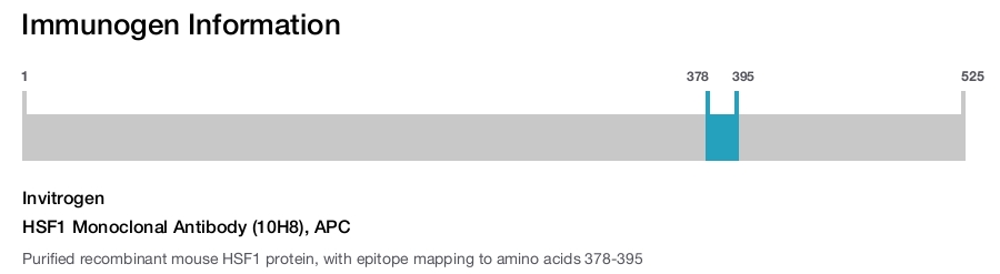 HSF1 Monoclonal Antibody (10H8), APC