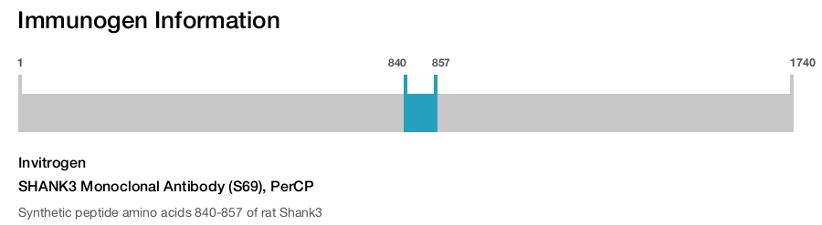 SHANK3 Monoclonal Antibody (S69), PerCP