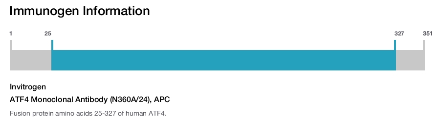 ATF4 Monoclonal Antibody (N360A/24), APC