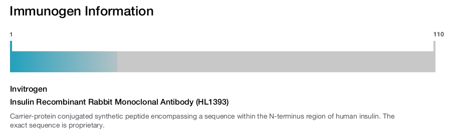 Insulin Recombinant Rabbit Monoclonal Antibody (HL1393)