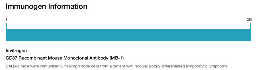 CD37 Recombinant Mouse Monoclonal Antibody (MB-1)