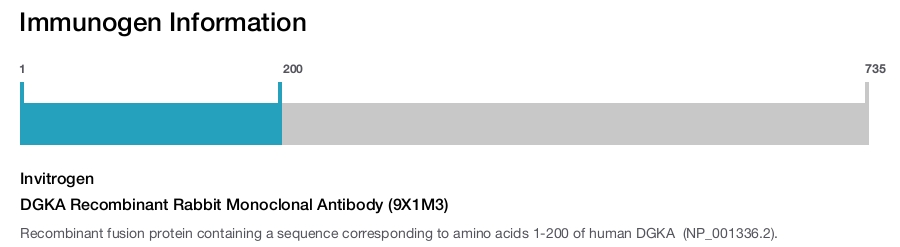 DGKA Recombinant Rabbit Monoclonal Antibody (9X1M3)