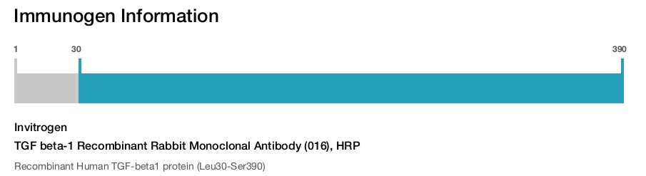 TGF beta-1 Recombinant Rabbit Monoclonal Antibody (016), HRP