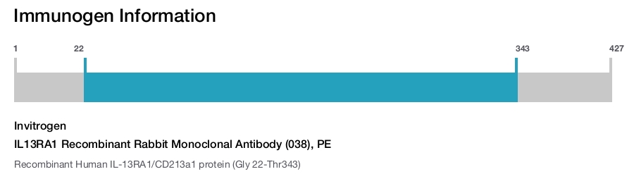 IL13RA1 Recombinant Rabbit Monoclonal Antibody (038), PE