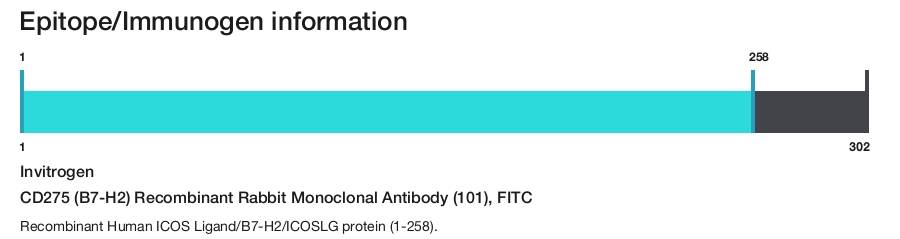 CD275 (B7-H2) Recombinant Rabbit Monoclonal Antibody (101), FITC