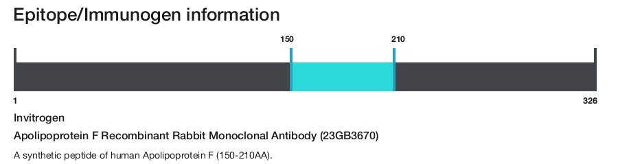 Apolipoprotein F Recombinant Rabbit Monoclonal Antibody (23GB3670)