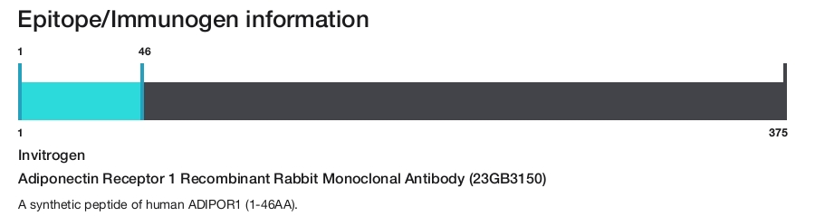 Adiponectin Receptor 1 Recombinant Rabbit Monoclonal Antibody (23GB3150)