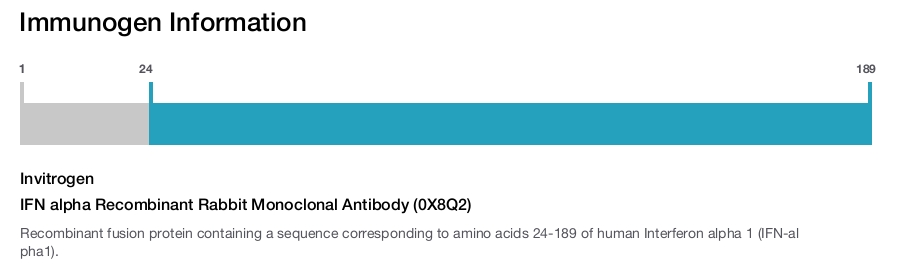 IFN alpha Recombinant Rabbit Monoclonal Antibody (0X8Q2)