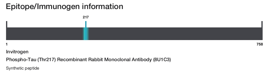 Phospho-Tau (Thr217) Recombinant Rabbit Monoclonal Antibody (8U1C3)