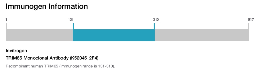 TRIM65 Monoclonal Antibody (K52045_2F4)