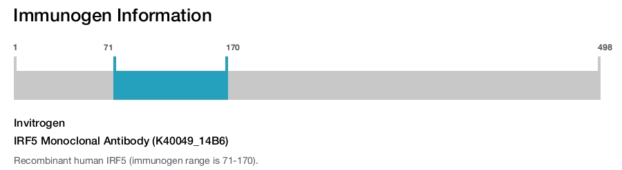 IRF5 Monoclonal Antibody (K40049_14B6)