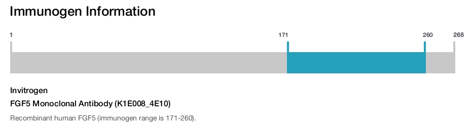 FGF5 Monoclonal Antibody (K1E008_4E10)