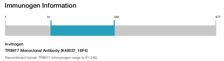 TRIM17 Monoclonal Antibody (K49037_18F4)