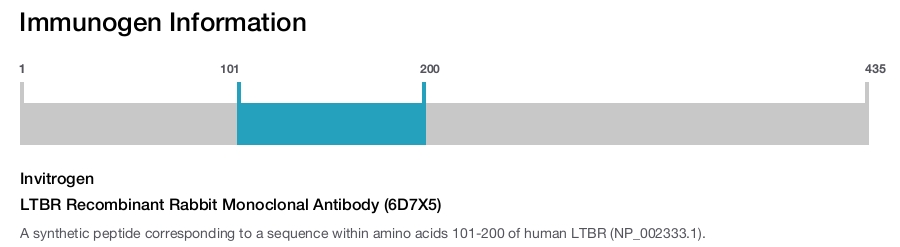 LTBR Recombinant Rabbit Monoclonal Antibody (6D7X5)