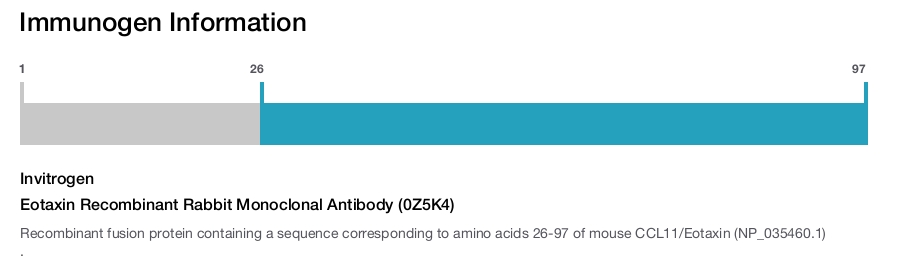 Eotaxin Recombinant Rabbit Monoclonal Antibody (0Z5K4)