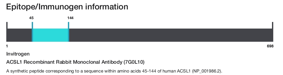 ACSL1 Recombinant Rabbit Monoclonal Antibody (7G0L10)