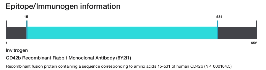 CD42b Recombinant Rabbit Monoclonal Antibody (6Y2I1)