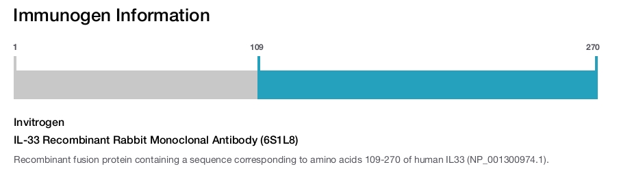 IL-33 Recombinant Rabbit Monoclonal Antibody (6S1L8)