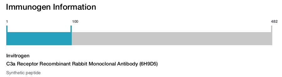 C3a Receptor Recombinant Rabbit Monoclonal Antibody (6H9D5)