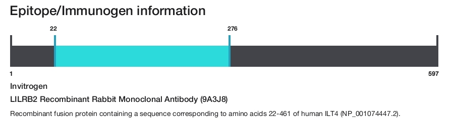 LILRB2 Recombinant Rabbit Monoclonal Antibody (9A3J8)