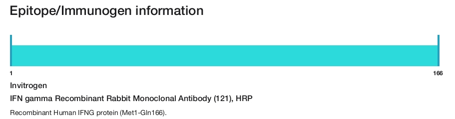 IFN gamma Recombinant Rabbit Monoclonal Antibody (121), HRP